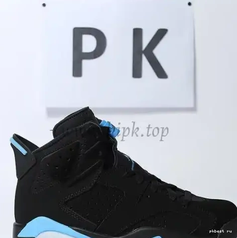 GOD Black READY 6 RETAIL Retro Jordan TO Red MATERIALS PK SHIP 0506